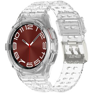 �Ή�Samsung Galaxy Watch 6 Classic �o���h 47mm �����o���h �M�����N�V�[�E�H�b�` 6 classic 47mm �p�����x���gTPU�ގ� �y�� ��̌^�o���h �ϏՌ� �\�t�g�o���h�i�N���A�j