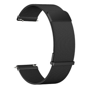 �R���p�`�u�� Garmin ForeAthlete 55 / ForeAthlete 245/245M / ForeAthlete 645/645M�p�o���h �����x���g,20mm �X�e�����X�������o���h ���߉\ (�u���b�N)
