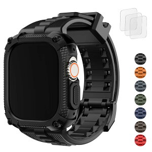 Apple Watch oh iWatch V[Y 9/8/7/6/5/4/3/2/1/SE2/SE/Ultra2/1Ή܂ AbvEIb` oh ̌^ op[P[Xt ȒP ϋv Ռz H X|[c AEghAp TPU/PCf