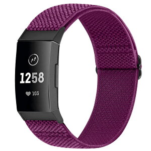 �R���p�`�u�� Fitbit Charge 4 / Fitbit Charge 3 / Charge 3 SE �i�C�����e���X�|�[�c�o���h�����p�X�g���b�`�o���h �X�g���b�v