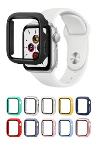 �V�Y�J�E�B�� AppleWatch SE2 SE 4 5 6 40mm �A�b�v���E�H�b�` �J�o�[ �P�[�X �t�B���� �K���X�t�B���� �u���b�N Black ���F
