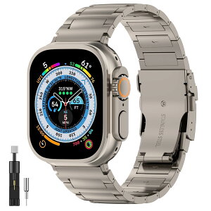 [YOFITAR] for Apple Watch �o���h �`�^�������� �y�� 49mm/45mm/44mm/42mm/41mm/40mm �A�b�v���E�H�b�` �����x���g Apple Watch Series Ultra2/Ultra/10/9/8/SE2/7/6/SE/5/4 �Ή� iWatch�o���h Apple Watch �A�N�Z�T���[ ��������