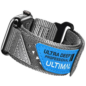 ULTIMAL �R���p�`�u�� Apple Watch �o���h �A�b�v���E�H�b�`�o���h 38/40/41mm 42/44/45/46mm 49mm �i�C���� ���� �ʋC�� �����X�g���b�v �X�|�[�c�o���h �}�W�b�N�e�[�v �����Y ���f�B�[�X iWatch �E���g��/