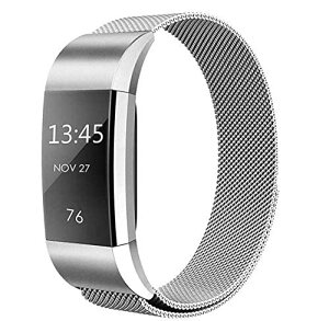 Twaxl Fitbit Charge 2�o���h�ƌ݊����̂�������p�o���h�ACharge2�X�}�[�g�E�H�b�`�t�B�b�g�l�X���X�g�o���h�p�̃��j�[�N�ȃ}�O�l�b�g���b�N�o���h�t�����[�v���^�������p�X�g���b�v (S)