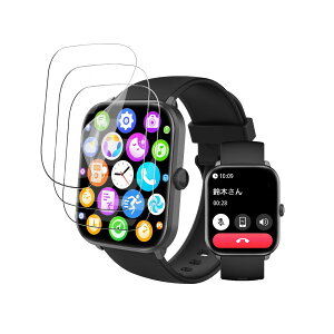 �Ή� HOIBAI 2.01�C���`���� �ی�t�B�����y2024���ǍŐV�^�z�����x ���������x ��U�h�~ ���˒ጸ 24���Ԏ����C���Z�p ������ɋ��� �w��h�~ TPU���_�� �X�}�[�g�E�H�b�` smart watch 2.01�C���`