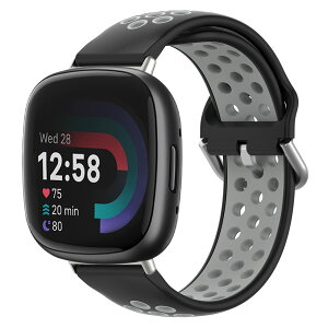 pohFor Fitbit Versa 4/ Fitbit Sense 2 p Xgoh VR X|[c xg Ή For Fitbit Versa4 oh C For Fitbit Sense2 oh ֗ ȒPt (ubN{O[)