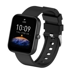 [LICHIFIT] Amazfit bip 3�p�o���h Amazfit GTS 3/Amazfit GTS 2e/Amazfit GTS2 mini/Amazfit GTS2�Ȃǂɂ��Ή� �x���g �݊��o���h �V���R���� �_�炩�� �ʋC �ϋv�� �X�|�[�c�o���h �A�N�Z�T���[ �u���b�N