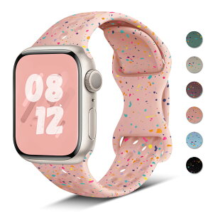 RanBluu �R���p�`�u�� Apple Watch �o���h �A�b�v���E�H�b�` �Ή� �o���h 42mm/41mm/40mm/38mm �ւ��x���g iWatch Series 10/9/8/7/6/5/4/3/2/1/SE/SE 2 �����o���h �V���R���� �X�|�[�c�o���h 42�~�� 41�~�� 40�~�� 38