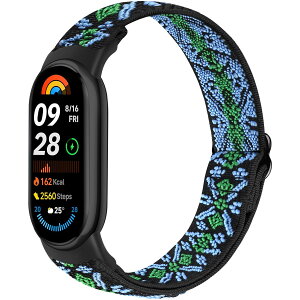 [BTTNG] �e���i�C���� �o���h Xiaomi Smart Band 9/Xiaomi Mi Band 8 �ƌ݊����̂���A�����\�ȐL�k���̂���u���X���b�g �X�|�[�c �i�C�����������X�g�o���hMi Band 9/Mi Band 8 �j�������p (1 ����)