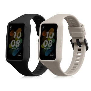 kwmobile 2x �����x���g Huawei Band 7 / Band 6 / Honor Band 6�Ή� �o���h - �V���R���o���h �\�t�g TPU �ϋv��