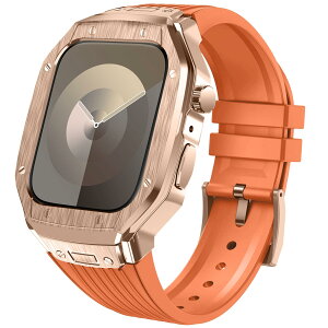 [YOFITAR] for Apple Watch ohƃP[XƔwʃP[X3in1̌^fUC 45mm/44mm apple watch ̌^oh Apple Watch Series 9/SE/8/7/6/5/4Ή Y  AbvEHb` oh Jo[t app