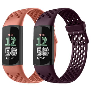 [RoSoki] oh Fitbit Charge 6 / Fitbit Charge 5 Ή VR Xgbv [v X|[coh vxg _炩 h ϊ ϋv ߉\ y E ʋC xg poh Fit