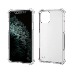 �G���R�� iPhone 11 Pro �P�[�X ZEROSHOCK �Ռ��z�� [�������̏Ռ�����{�̂���� (�Ռ��z���t�B�����t)] �n�C�u���b�h�^�C�v �N���A PM-A19BZEROTCR