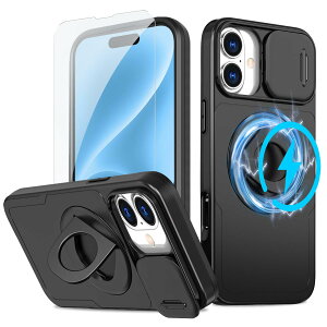 JSCOMYAP iPhone 16 pP[X MagSafeΉ, phone16 nCubhC X}zP[X+ iphone16 ? KX t tB }Olbg u@\O X^h ϏՌ Case Cover ACtH16 ACz