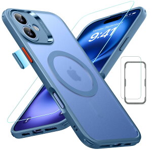 �y�ČRMIL�K�i�EMagsafe�Ή��zESR iPhone 16 �P�[�X (4 in 1) �Z�b�g �������}�b�g�P�[�X �X�N���[���ی�t�B�����t�� ��phone16��p iPhone16 �P�[�X�Ή� �A�C�t�H��16 �P�[�X Classic�V���[�Y �t���X�g�u