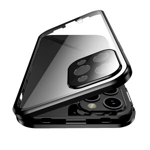 bNt iPhone14 Pro P[X OʃJo[ Jی KXtBt }Olbg ACtH14 Pro ʃP[X 360 KXP[X A~ op[  NA,