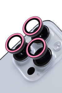 iFace Neo iPhone 14 Pro/14 Pro Max 専用 専用 カメラレンズ カバー 強化ガラス (ネオピンク)【 アイフェイス iphone14pro iphone14ProMax カメラレンズプロテクター カメラフィルム 保護カバー キズ防止 汚れ