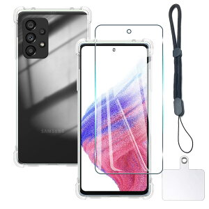 Ή Galaxy A53 5G SC-53C SCG15 P[X NA P[X GalaxyA53 5G Jo[ TPU یP[X Jo[w + Galaxy A535G KXtB GalaxyA535G tB {Ɏq tB GalaxSC-53C KX dx9H