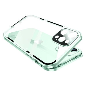 KMXDD bNt iPhone15 P[X OʃJo[ Jی KXtBt }Olbg ACtH15 ʃP[X 360 KXP[X A~ op[  NA (iPhone15, )