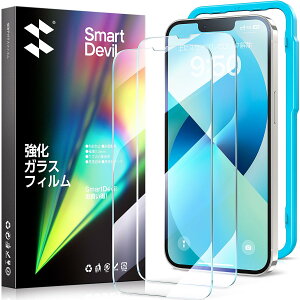 SmartDevil KXtB iPhone 13 mini(5.4C`) p KXtC یtB ȒP\t ČRMILKi ی CA[ 炩ȎG wh~ phone 13 mini p KX 2