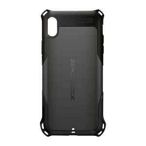 �G���R�� iPhone XS Max �P�[�X �Ռ��z�� ZEROSHOCK �X�^���_�[�h �Ռ��z���t�B�����t�� [�������̏Ռ�����{�̂����] �u���b�N PM-A18DZEROBK