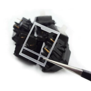 ZugGear DUROCK�X�C�b�`�t�B���� �`�F���[MX�݊����J�j�J���L�[�{�[�h�X�C�b�`�p�A0.15mm HTV+PC �\�t�g�_�u�����C���[�L�[�{�[�h�X�C�b�`�t�B����(120��)