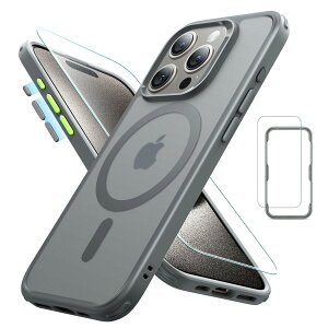 �y5 in 1�Z�b�g�I�ی�t�B�����t���zESR iPhone 15 Pro Max �P�[�X Magsafe�Ή� ������ �}�b�g�P�[�X ��� �J���� �����Y�ی�t�B�����t�� �ČRMIL�K�i �ϏՌ� ���h�~ ��phone15pro max �P�[�X �X�g���b�v