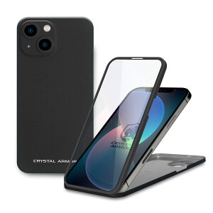 NX^A[}[ iPhone 13 mini P[X KXtB tی ̌^ Sʕی Ultra Light 360 BLACK PEI23-UL-BK