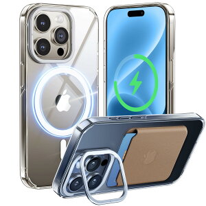 yV`ԁIX^hgȂ[dOKzCASEKOO iPhone 15 Pro p P[X NA BX^ht ϖh~  MagsafeΉ ϏՌ h~ y ͋ ~ Yی tB