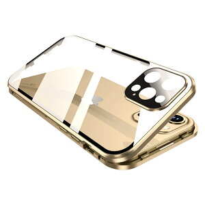 bNt iPhone13 Mini P[X SʃJo[ Jی tJo[ KXtBt }Olbg ACtH13 mini ʃP[X 360 KXP[X A~ op[  NA (13Mini, )