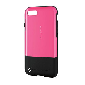 エレコム iPhone8 ケース カバー 衝撃吸収 【 落下時の衝撃から本体を守る 】 TOUGH SLIM 衝撃吸収 フィルム付 iPhone7 対応 ピンク PM-A17MTSPN