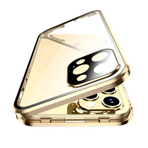 bNt iPhone14 Pro P[X OʃJo[ Jی KXtBt }Olbg ACtH14 Pro ʃP[X 360 KXP[X A~ op[  NA,