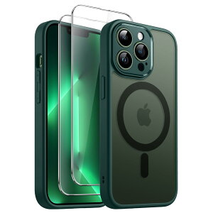 JETech 3 in 1 iPhone 13 Pro 6.1 C`p }Olbg P[X 2KXtBt MagSafeΉ }bgobN ϏՌX}zJo[ (_[NO[)