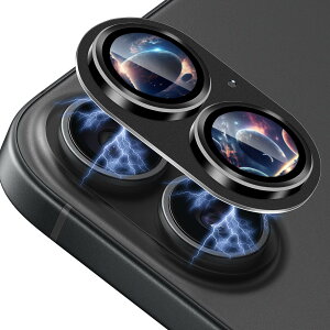 RicYeel JtB iPhone 16 / iPhone 16 Plus Ή J Y یJo[ ACtH16/ACtH16 Plus p YیtB A~ σXNb` ϏՌ JJo[ (ubN)