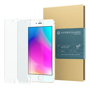 [HYPER GUARD] iPhone8Plus / iPhone7Plus / iPhone6sPlus iPhone6Plus KXtB nCubgR 2 SIAAF؎擾 w\ Sʕی  ϏՌ یtB nCp[K[h KGF-N-2