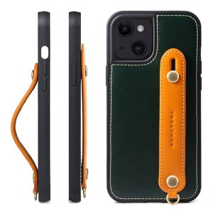 HANATORA iPhone15Plus �P�[�X �{�v �ϏՌ� �w�ʃx���g �X�g���b�v�����O �X�}�z�P�[�X �X�}�z �X�^���h�@�\ �R�[�h�z���_�[ �K���X�t�B���� �t�� �I�C���h���U�[ �M�t�g �O���[��+�I�����W GH-15Plu