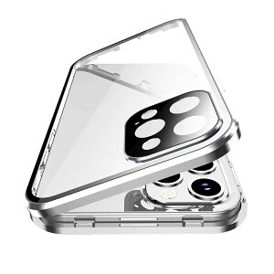 bNt iPhone14 Pro P[X OʃJo[ Jی KXtBt }Olbg ACtH14 Pro ʃP[X 360 KXP[X A~ op[  NA,