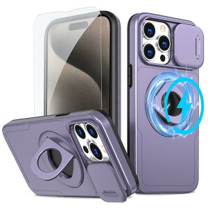 JSCOMYAP iPhone 15 Pro p P[X MagSafeΉ, phone15pro nCubhC X}zP[X+ iphone15pro ? KX t tB }Olbg u@\O X^h ϏՌ Case Cover ACtH15