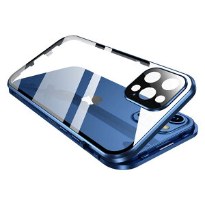 KMXDD bNt iPhone15 Pro Max P[X OʃJo[ Jی KXtBt }Olbg ACtH15 Pro Max ʃP[X 360 KXP[X A~ op[  NA (15ProMax, u[)
