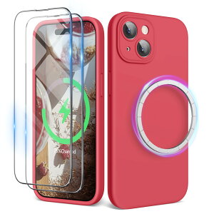 SURPHY iPhone15 pluspP[X MagSafeΉCtBt 6.7C`Ή(2023) iPhone15 vXVRP[X(J̑Sʕی) }Olbg iPhone15 plusp\tgJo[ (OAo)