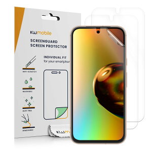 kwmobile 3x یtB Google Pixel 8aΉ tB - fBXvCیtB F XN[veN^[