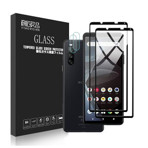 y YAGCKXgp 4zXperia10 IIIEXperia10 III Lite SʃKXtB2 + JtB2 SONY SO-52B/SOG04/XQ-BT44 KX tC {Ɏq tیtB Yf@ \t