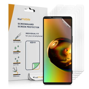 kwmobile 6x یtB Sony Xperia 1 VΉ tB - fBXvCیtB F XN[veN^[