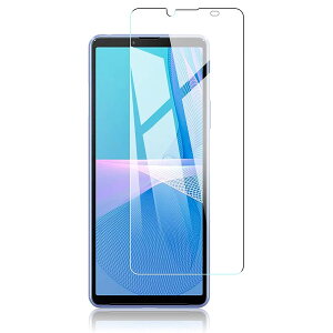 GoodFilm For Xperia 10 III/10 III Lite �K���X�t�B���� �G�N�X�y���A 10 III SO-52B SOG04 �t�B���� �w���Ɏq�f�ސ� �d�x9H �ϏՌ� �x �X�N���b�`�h�~ �����z�� �C�A�[�� �����K���X ��U�h�~ �\��t���ȒP