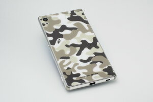Deff �f�B�[�t Xperia (TM) Z4 (docomo SO-03G au SOV31 SoftBank 402SO) �Ή� �w�ʕی�K���X 0.33mm�� High Grade Glass Camouflage DG-XZ4G3BCF �X�m�[(��)