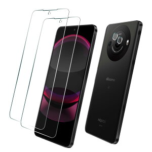 y4Zbgpz2 FOR AQUOS R8 Pro SH-51D / AQUOS R7 SH-52C p̃KXtB + 2 JیtB AQUOS R7 SH-52C dx9H Ɏq ߗ R8 Pro SH-51D / R7 SH-52C p̃tB KX t