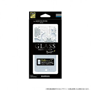 LEPLUS AQUOS EVER�iSH-02J�j/U�iSHV37�j�p �K���X�t�B���� �S��ʕی�iWinter �X�m�[02�j �uGLASS PREMIUM FILM�v Design + LP-SH02JFGD06