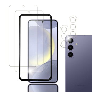 �y2+2���Z�b�g�zGalaxy S24 5G �p�̃K���X�t�B�����i2���j+�J�����t�B�����i2���jSC-51E/SCG25 �p�� �t�C���� �����t���ی�t�B���� �����^�b�`�\�t��/�C�A�[��/�P�[�X�Ɗ�����/�d�x9H/��U�h�~/