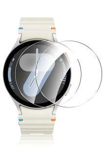 Galaxy Watch 7 40mm/Galaxy Watch FE 40mm�K���X�t�B�����u2���v�M�����N�V�[�E�H�b�`7 40mm �ی�t�B���� Galaxy Watch FE 40mm�Ή� �ی�V�[�g Galaxy Watch 7/Watch FE �Ή� 40mm�t�B���� ���{���Ɏq�f�ލ̗p �d�x9H
