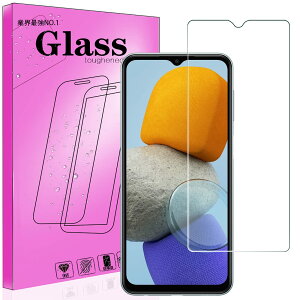FOR Galaxy M23 5G �p�̊�F��/�w��F�؃K���X�t�B�������Ɏq�� FOR Galaxy M23 5G �p�̋����K�� �t���ی�t�B���� 9H�d�x �����ߗ� �w��h�~ �C�A�[�� �h���� �X�N���b�`�h�~ PCduoduo